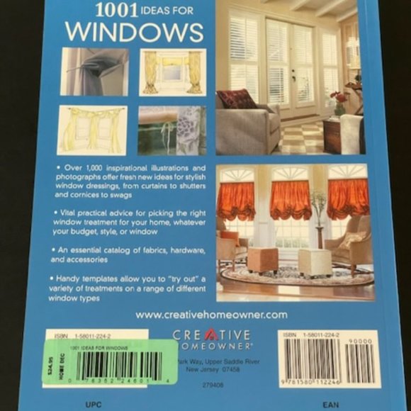 1001 Ideas for Windows | Ultimate Source Book for Curtains, Blinds, Fabrics... - Picture 2 of 3